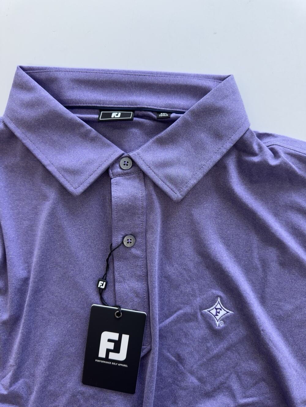 FootJoy Performance Polo Men’s 2XL Solid Letter F Embroidered